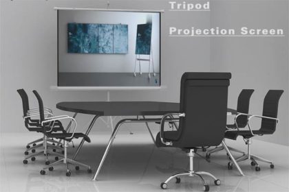 Tripod projection screen