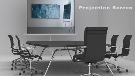 Tripod projection screen